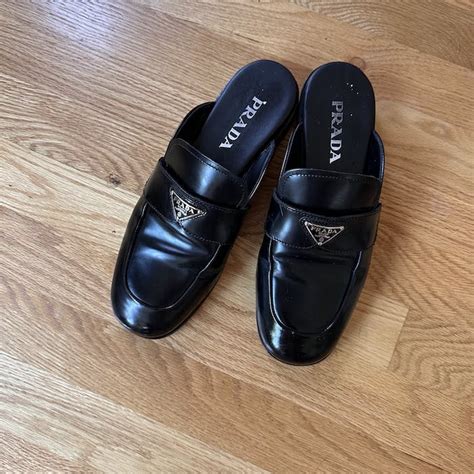 prada sport mules|prada mule loafer.